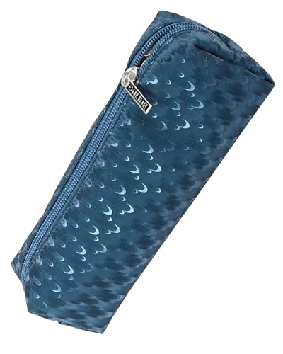 Online Estuche para lápices Petrol Drops I Elegante Estuche para niñas y niños, Ideal para la Escuela, la Universidad y la Oficina, con práctica Cremallera para Guardar bolígrafos y cosméticos, Azul,