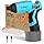 GoGonova Cordless Hot Glue Gun, 15s Fast Preheating with 2Ah Built-in Battery Hot Melt Glue Gun, Smart Power-Off, Kit with 25
