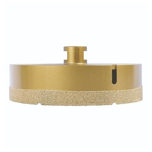 Diamond Core Drill Bits 6 Inch (152mm) Tile Hole Saws Vacuum Brazed Diamond Hole Saw for Tiles Porcelain Ceramic Glass Marble Brick Granite Quartz, Dry or Wet Use, 5/8-11 Thread