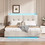 【Facile da montare】: design semplice, installazione facile e veloce. Ogni articolo è chiaramente etichettato per un'installazione facile e veloce, in modo che il tuo letto nuovo ed elegante sia pronto in pochissimo tempo.