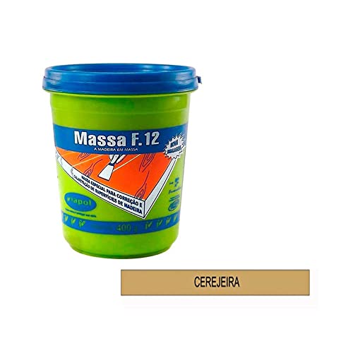 Massa F12 para Calafetar Madeira 400g Cerejeira