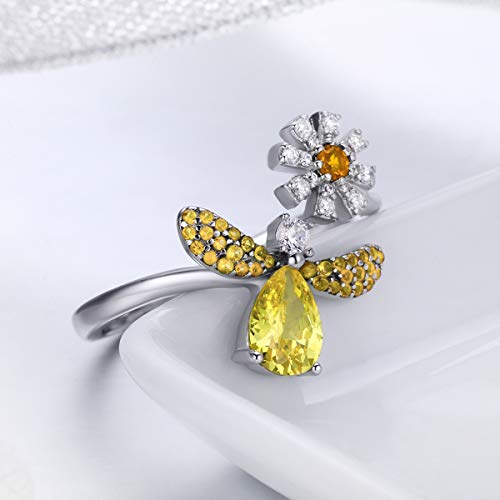 Bague abeille argent 925 ajustable : Finis les problèmes de taille
