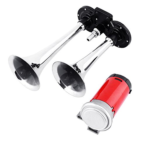 DOBO® Clacson 2 trombe corno 12V 135db per auto