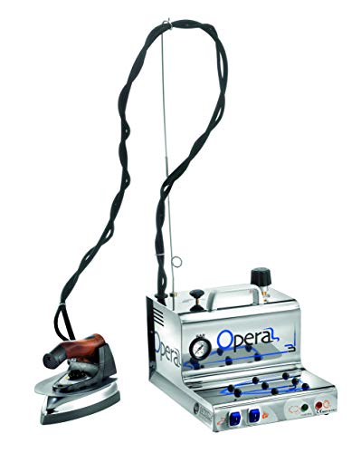 BATTISTELLA OPERA Appareil à repasser 1,7 l avec chaudière en acier inoxydable avec fer spécial + semelle en téflon Cover