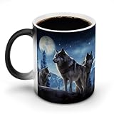 Photo Gallery fzmtlds tazza da caffè in ceramica con lupi divertenti tazze che cambiano colore, novità tazza da caffè sensibile al calore, tazza da tè magica, regalo per compleanno, uomini e donne Photo Gallery fzmtlds tazza da caffè in ceramica con lupi divertenti tazze che cambiano colore, novità tazza da caffè sensibile al calore, tazza da tè magica, regalo per compleanno, uomini e donne