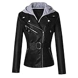 Dieser lederjacke eignet sich aufgrund seiner unterschiedlichen Optik für viele Gelegenheiten. Es ist schön für zu Hause, Schule, Arbeit, Berufung, Reisen, Party, Dating, etc.Darüber hinaus können Sie es mit T-Shirt, Pullover, Jeans oder Leggings kombinieren, wie Sie möchten.