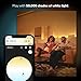 Philips Hue White and Color Ambiance A19 60W Equivalent LED Smart Light Bulb Starter Kit 4 A19 Smart Bulbs and 1 Bridge, Works with Alexa, Apple HomeKit and Google Assistant (California Residents)