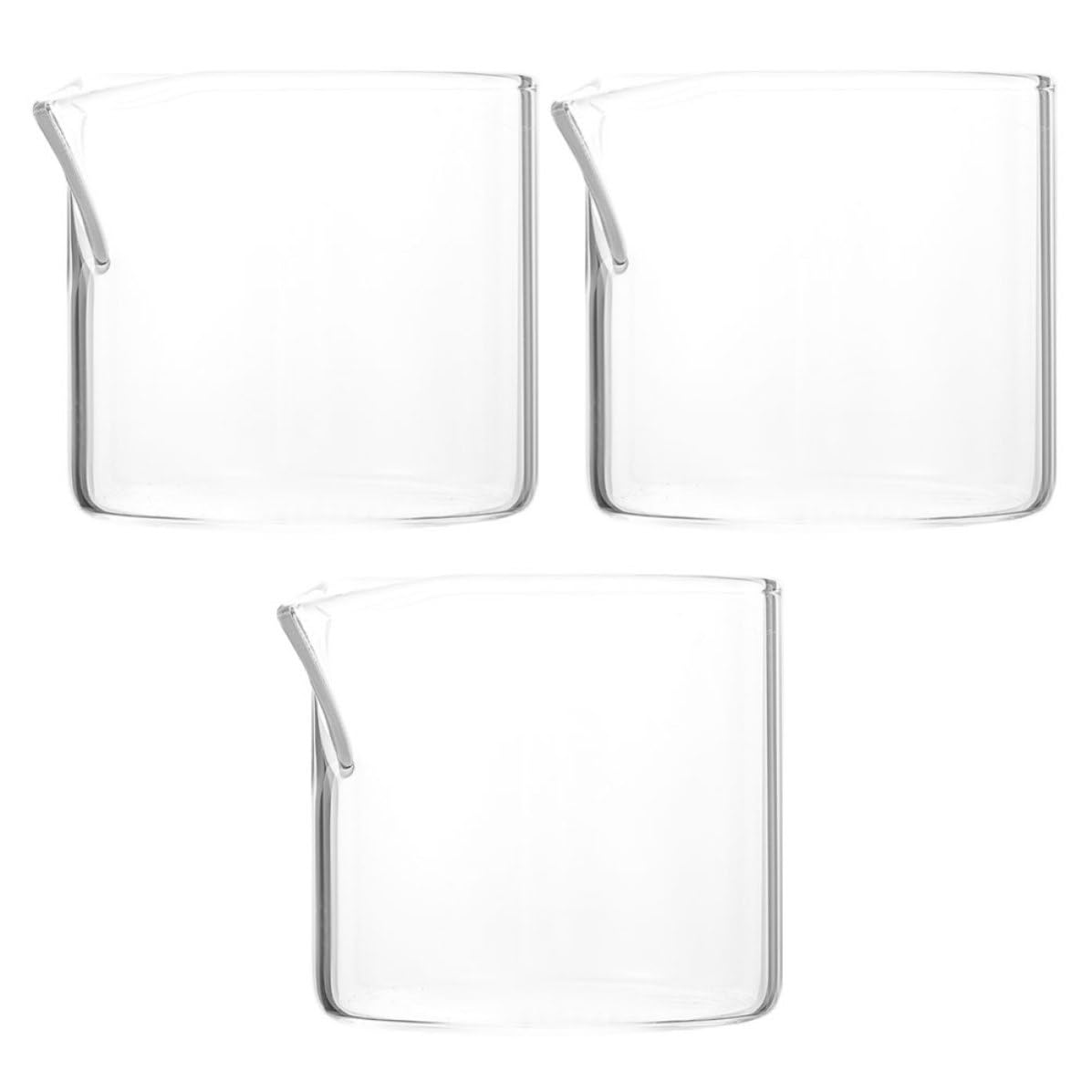 Jarra pequeña de vidrio para crema y leche de 60ml: ideal para tus desayunos y café latte