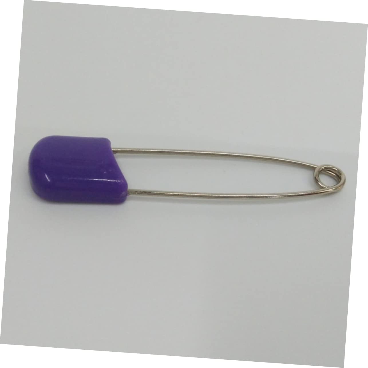 NUOBESTY Épingles de Sûreté Faciles à Ouvrir en Acier et Plastique pour Bébé Lot de 100 pour Couche, Lange et Bavoir