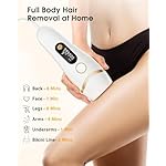 LYSMOSKI IPL Laser Hair Removal At Home Hair Removal for Women and Men Laser Hair Removal Device Pain-Free System for Lasting Hair Reduction on Face, Armpits, Bikini Area - Image 5