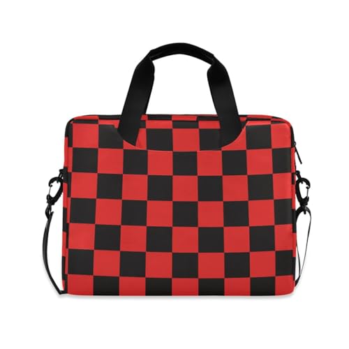Bolso portátil para laptop 15.6 pulg rojo y negro