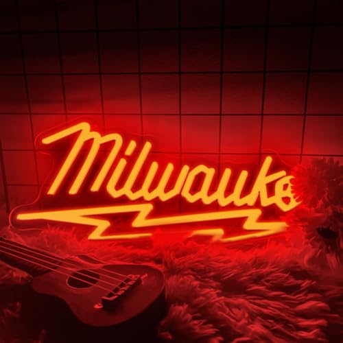 Red Neon Sign 15x7 Inches LED Wall Light for Parts Shop and Repair Service Station Garage Man Cave Bar Decor Bright Dimmable Acrylic Neon Lamp for Shop Display Gift Idea