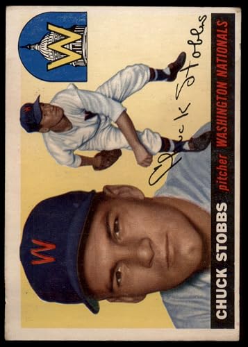 1955 Topps #41 Chuck Stobbs Washington Senators (Baseball Card) GOOD Senators