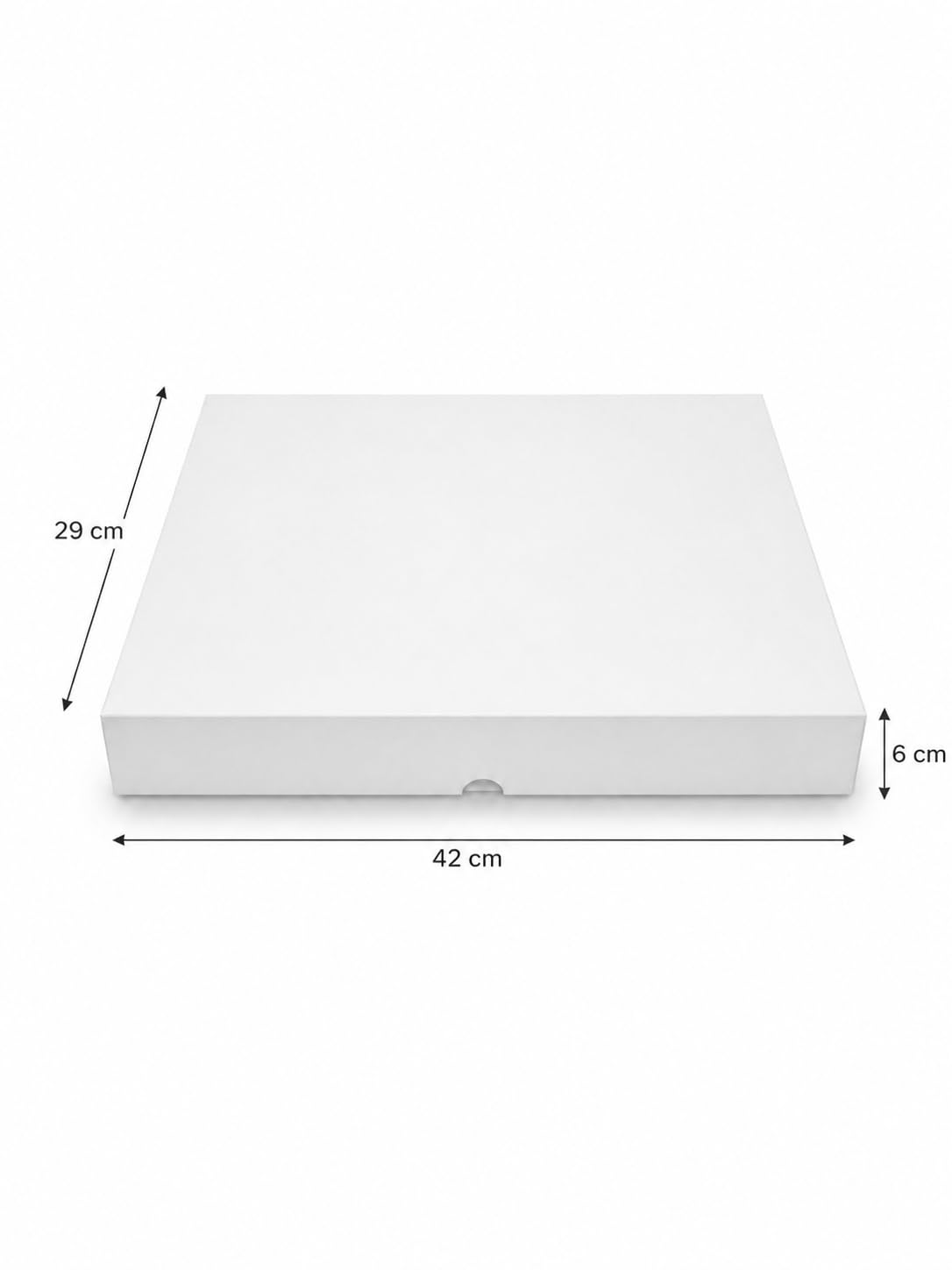Lot de 25 boîtes traiteur blanche 42x29x6 cm