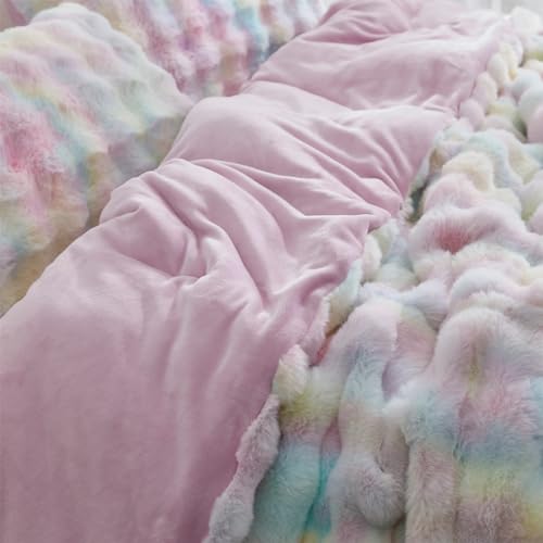 Byourbed Sherbert Scoops - Coma Inducer® Oversized Queen Comforter Set - Rainbow Sprinkles - Thumbnail 3