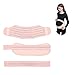 GuoYq Ceinture de Grossesse,Bande de Ventre pour Soutien maternité, Corset Abdominal soulager Douleur Hanche pelvienne au Dos