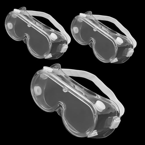 Lunettes de protection contre la poussière Alnicov transparentes lot de 3 pour atelier