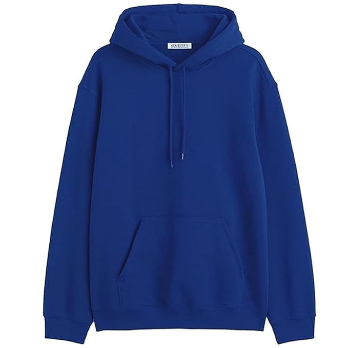 Image of Boy's Cotton Fleece Hooded Sweatshirt with Kangaroo Pocket