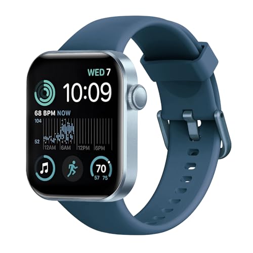 Montre Connectée Femme Homme avec Appels Bluetooth, 1.85" HD Smartwatch avec 140+ Modes Sportifs, Etanche IP68 Montre Connectee avec Podometre/Cardiofrequencemetre/Moniteur de Sommeil pour Android/iOS