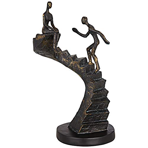 Escultura de bronce Kensington Hill 13.75 pulg alto