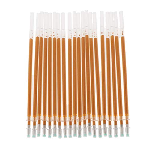 Stylos gel pailletés lot de 100 recharges or foncé pour dessin et écriture bureau