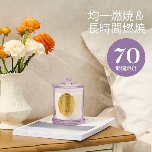 M&SENSE アロマキャンドル 2芯 バニラ・ラベンダー