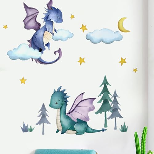 Vinilos Decorativos Dragones para Niños 2 Piezas miniatura 7