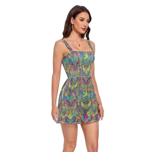 Mameluco fruncido casual de textura ligera con estampado de puntos 2