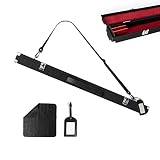 Smith & Basil Cello Bow Case - Fits Three 4/4 Violin, Cello or Viola Bows - Hard Outer Shell with Pr