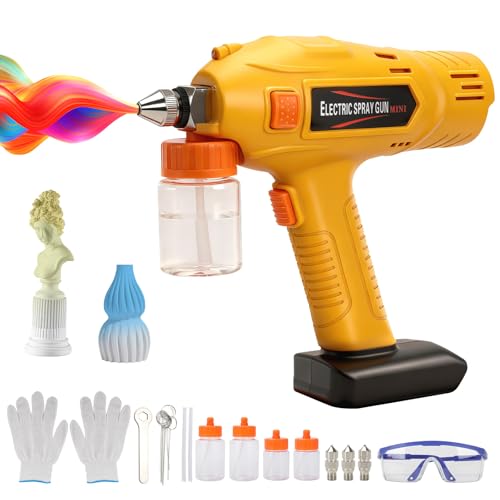 Touch Up Spray Gun for Dewalt 20V Max Battery (No Battery), Portable Handheld Airbrush with 3