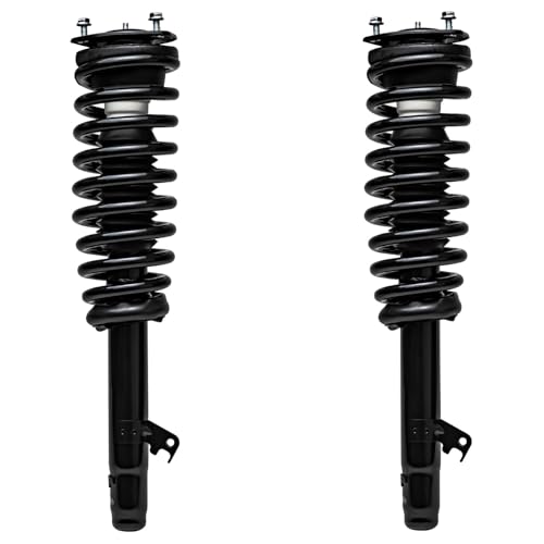 Image of Detroit Axle - Front Struts Kit for 2003-2008 Mazda 6, 2 Struts and Coil Spring Assembly 2 Sway Bars 4 Inner Outer Tie Rods 2004 2005 2006 2007 Replacement Suspension Kit