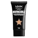 NYX Cosmetics Invincible Fullest Coverage Foundation, Medium, 0.85 Ounce