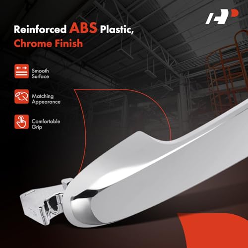 A-Premium Front Left Driver Side Exterior Door Handle Compatible with Kia Forte 2010 2011 2012 2013, with Keyless Entry, Chrome, Replace# 82651-1M020, 82652-1M240 by A-Premium - Image 3