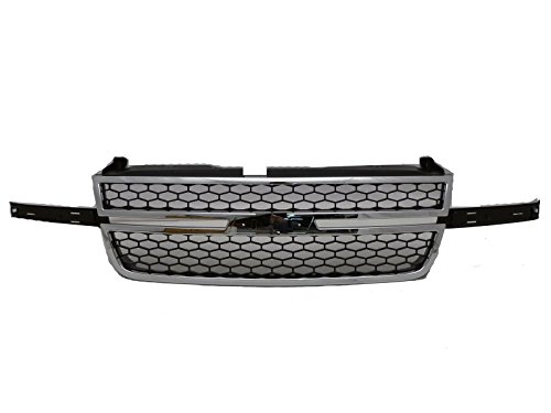 Sherman Replacement Part Compatible with Chevrolet Silverado Pickup Grille Assembly (Partslink Number GM1200546)
