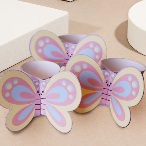 Image of Party Propz Butterfly Decoration Items -18Pcs Butterfly Gift Box, Wrist Band For Kids | Butterfly Theme Birthday Decoration | Butterfly Theme Return Gifts For Kids | Return Gift Bags For Kids Birthday