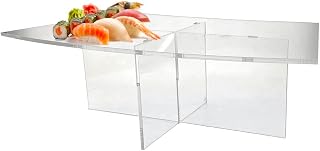 OnDisplay Cross Tier Acrylic Display Rack/Stand - Clear Food Display Stage for Parties, Weddings, Birthdays (5" Height)