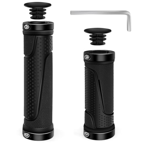 QEWORANE Mountain Bike Grips Non-Slip-Rubber Handle Bar