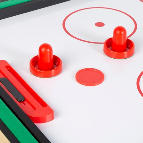 COLORBABY CB Games 14-in-1 Multiplay-Tisch, Tischfußball, Tischtennis, Hockey, Billard, Brettspiele, 121 x 62 x 79 cm, Tischfußball für Kinder, Kinderfußball, Geschenk für die ganze Familie (85421)