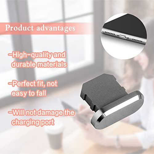 Guichangkai 12Pcs Anti Dust Plugs Compatible with iphone Charging Dust Cover Mobile Dust Plug Dust Plug Charger Protector Compatible with iPhone 11, 12, 13, Pro, Max/X/XS/XR, 7, 8 Plus, iPad Mini/Air
