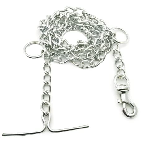 RvPaws Heavy and Strong Steel Color Long Chain for Daily Walk Dog Chain, Pet Silver Chain Durable (L - 60 inch) (Chain No 10 (Weight -350 Gram) for Medium Dogs) (B0B4GD96WG) Amazon Price History, Amazon Price Tracker