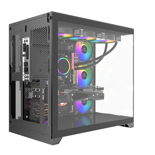 INFINIARC Cube Pro 5060 TI 16GB GAMING PC (Cube Case - B650 - AMD Ryzen 7 7800X3D - 16GB DDR5-1TB SSD M.2, Liquid Cooler, Windows PRO) Black