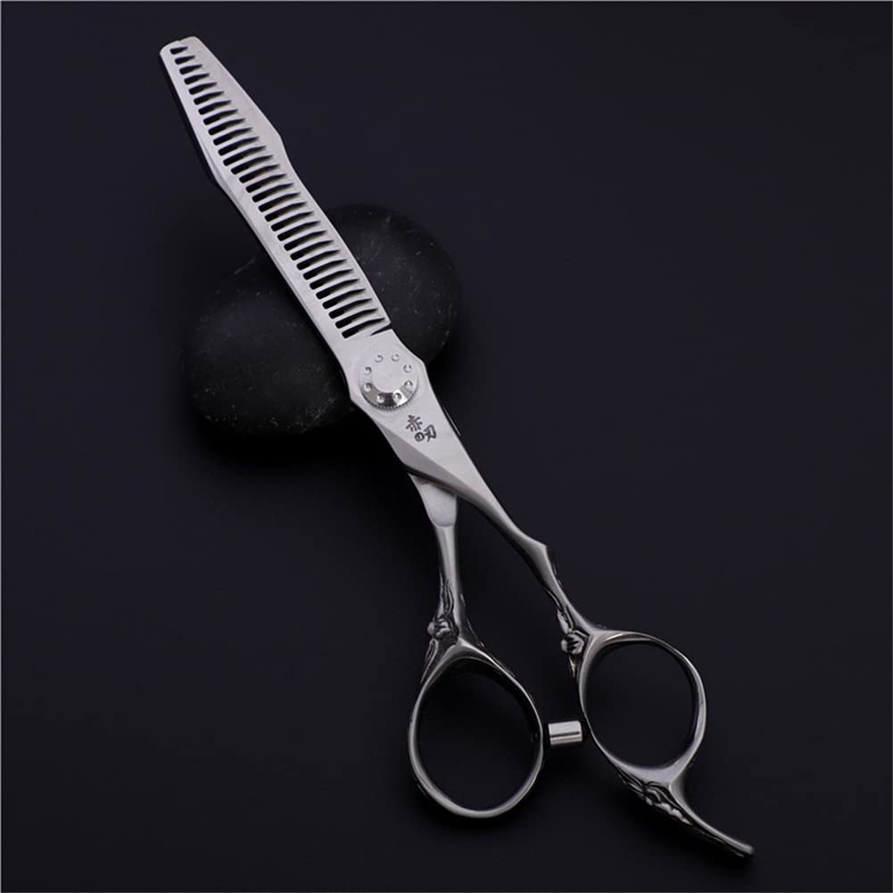 Ciseaux De Coupe De Cheveux en Acier Inoxydable 440C, Coupe-Cheveux De 6,0 Pouces Ciseaux De Toilettage De La Barbe, pour Coiffeur, Salon, Maison, Lumière Et Nette
