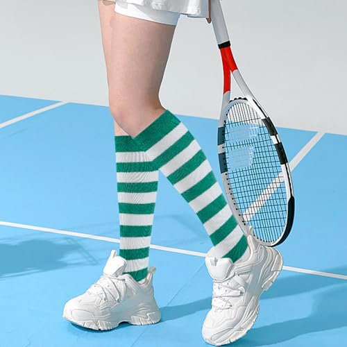 Image of Knee High Socks for Women, Long Tall Knee Tube Socks