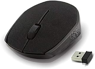 JIAWYSDZ 2.4G Wireless Mouse Portable Wireless Optical Mice Soft Fabric Cover Gaming