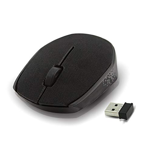 JIAWYSDZ 2.4G Wireless Mouse Portable Wireless Optical Mice Soft Fabric Cover Gaming
