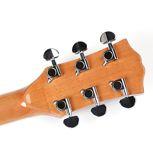 MEIeynt Guitare 39 Pouces, kit débutant Guitare Acoustique pan coupé Pleine Taille Guitarra Acustica avec Micro pour… - Les Beatles, Paul McCartney, John Lennon, RIngo Starr, George Harrison MEIeynt Guitare 39 Pouces, kit débutant Guitare Acoustique pan coupé Pleine Taille Guitarra Acustica avec Micro pour… – Image 7
