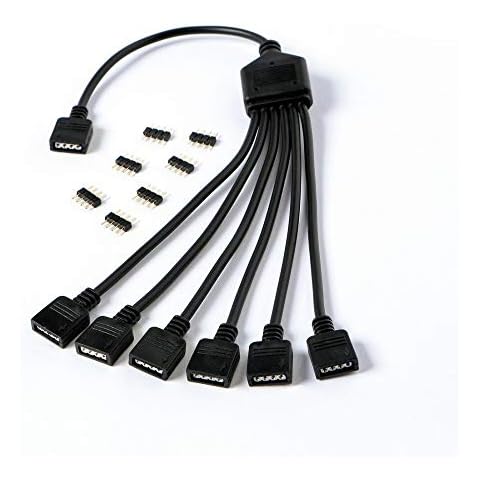 Gelid Solutions RGB 1-to-6 splitter - ARGB compatible, standard 12V RGB and 5V ARGB - connect up to 6 RGB devices Cover