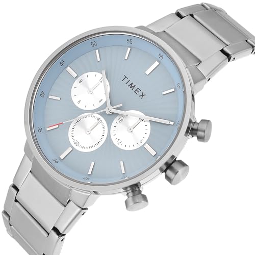 Image of TIMEX Blue Round Dial Analog Men's Watch - TWEG28400