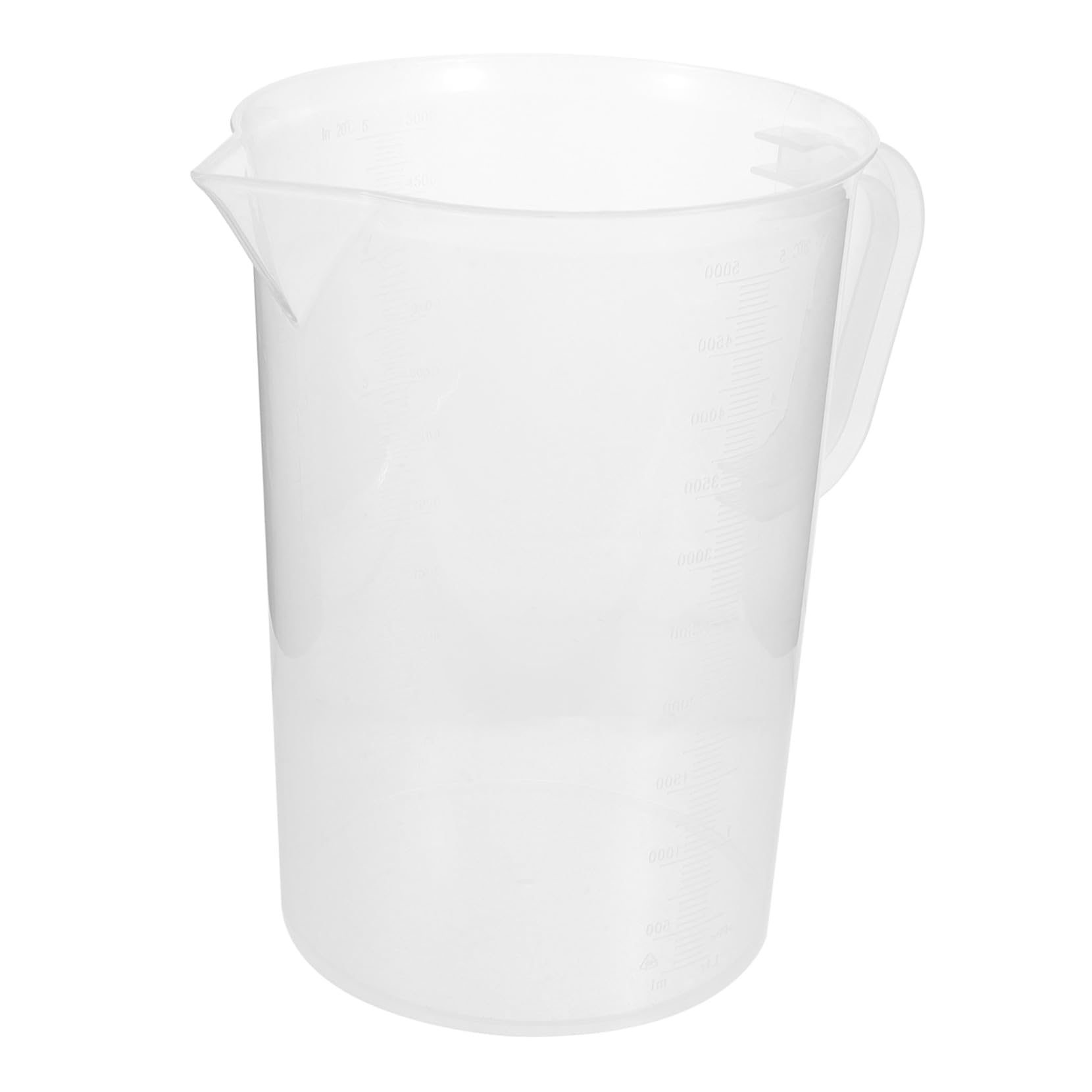 Misurino Graduato in Plastica Resistente al Calore con Doppia Scala e Manico Ergonomico Pratico per Cucina e Preparazioni Dolciarie