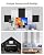 Kuchoow Soundproof Panel, Self-Adhesive Acoustic Wall Panel Highly Acoustic Wall Panel, 12" X 12" X 0.4" - Honeycomb(White, 12pcs)